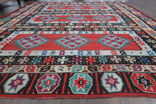 Ethnic Navajo - Vintage Kilim Area Rug - Thumbnail