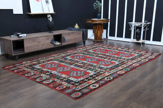 Ethnic Navajo - Vintage Kilim Area Rug - Thumbnail