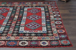 Ethnic Navajo - Vintage Kilim Area Rug - Thumbnail