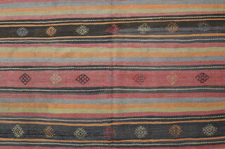 Colorful Vintage Kilim Area Rug - Thumbnail