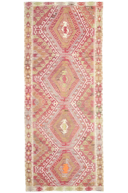 Turkish Cacim Kilim Wide Runner