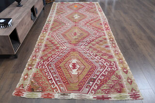 Turkish Cacim Kilim Wide Runner - Thumbnail