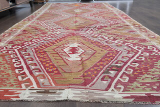 Turkish Cacim Kilim Wide Runner - Thumbnail