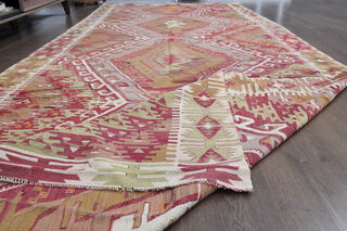 Turkish Cacim Kilim Wide Runner - Thumbnail