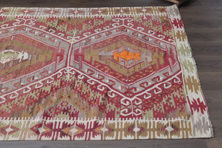 Turkish Cacim Kilim Wide Runner - Thumbnail