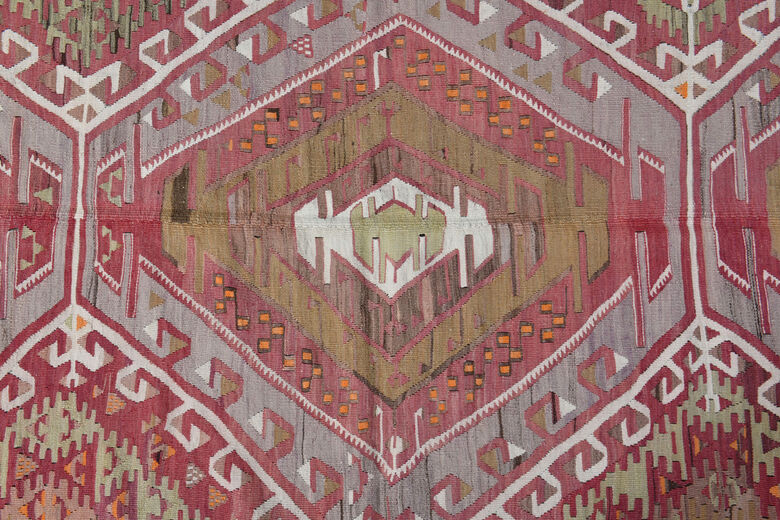 Turkish Cacim Kilim Wide Runner