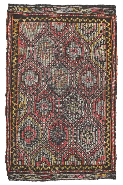 Vintage Turkish Cacim Kilim Rug
