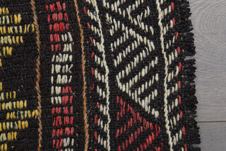 Vintage Turkish Cacim Kilim Rug - Thumbnail