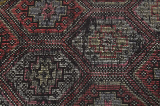 Vintage Turkish Cacim Kilim Rug - Thumbnail