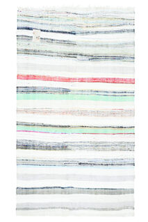 Turkish Vintage Area Kilim Rug - Thumbnail