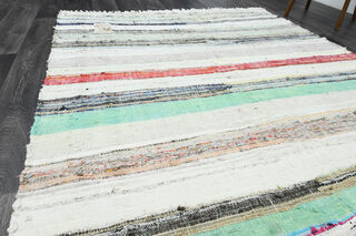 Turkish Vintage Area Kilim Rug - Thumbnail