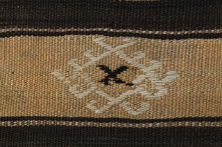 Turkish Vintage Brown Rug - Thumbnail