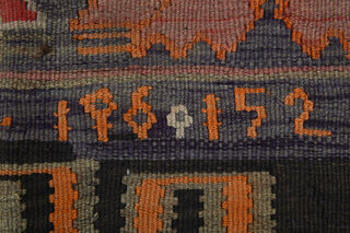 Turkish Wide Flatweave Runner Rug - Thumbnail