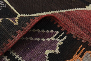 Turkish Wide Flatweave Runner Rug - Thumbnail