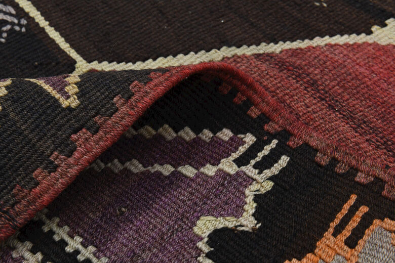 Turkish Wide Flatweave Runner Rug