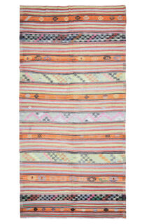 Turkish Vintage Runner Rug - Thumbnail