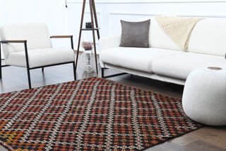 Turkish Kilim Area Rug - Thumbnail