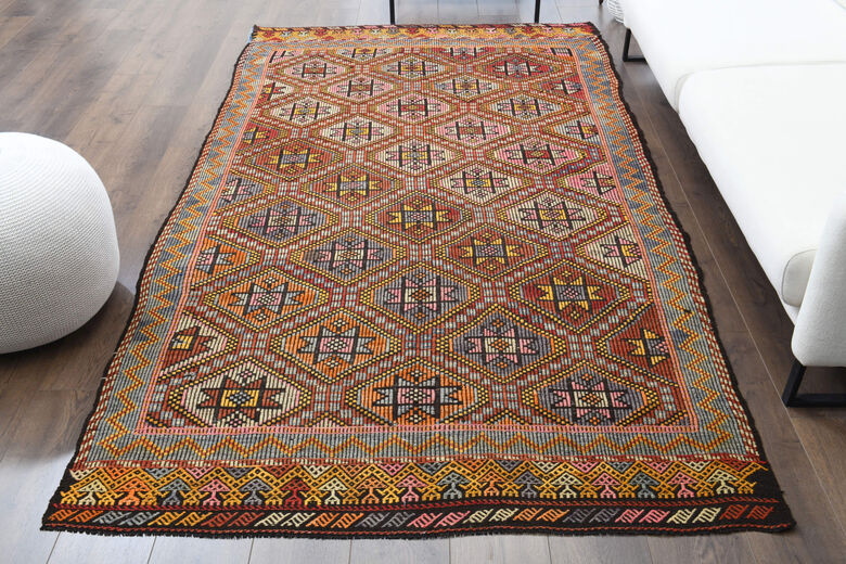 Turkish Vintage Area Rug