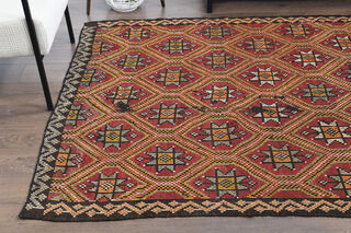 Kilim Vintage Area Rug - Thumbnail