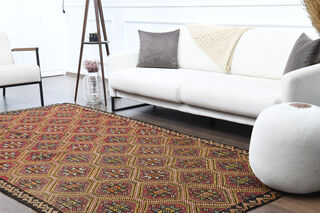 Kilim Vintage Area Rug - Thumbnail