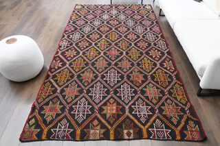 Turkish Vintage Kilim Rug - Thumbnail