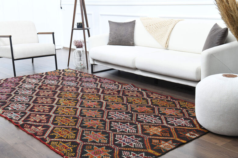 Turkish Vintage Kilim Rug