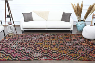 Turkish Vintage Kilim Rug - Thumbnail