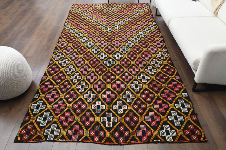 Turkish Vintage Area Rug