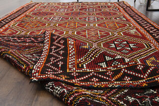 Royal Red Vintage Turkish Rug - Thumbnail