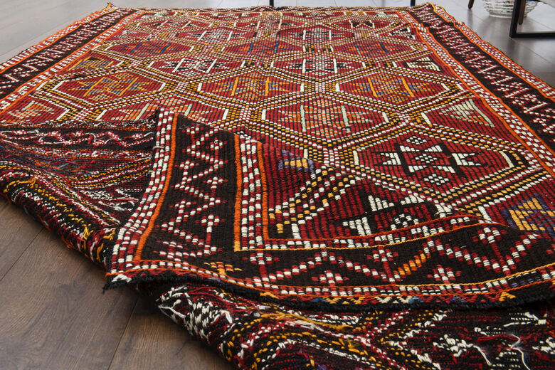 Royal Red Vintage Turkish Rug