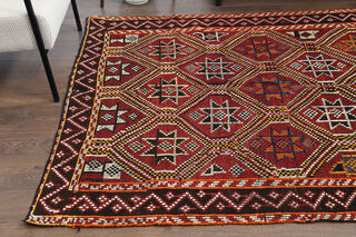 Royal Red Vintage Turkish Rug - Thumbnail