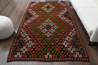 Kilim Vintage Area Rug - Thumbnail