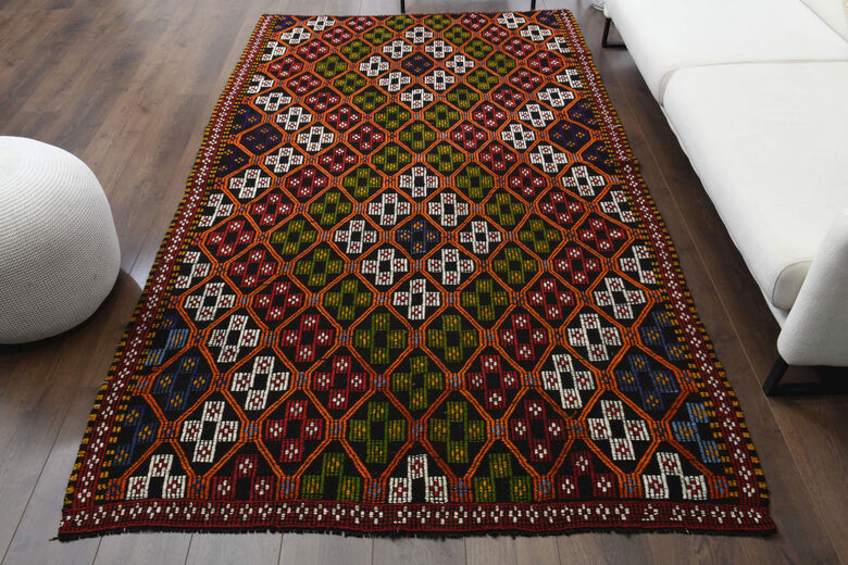 Kilim Vintage Area Rug