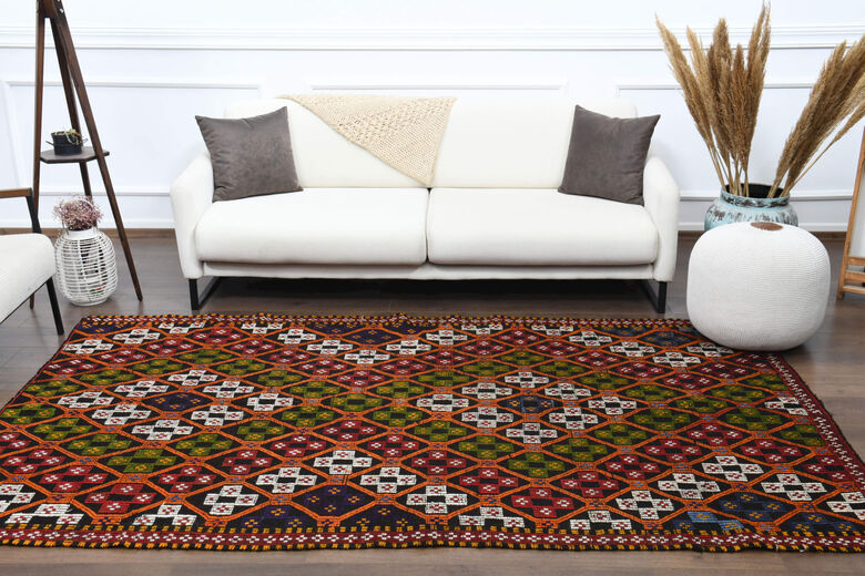 Kilim Vintage Area Rug