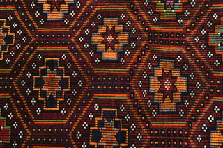 Flatweave Handmade Vintage Rug - Thumbnail