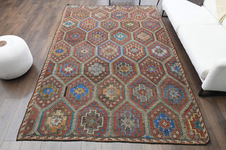 Flatwoven Vintage Area Rug - Thumbnail