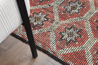 Turkish Vintage Ikat Rug - Thumbnail