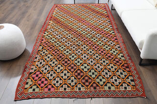 Turkish Vintage Area Rug - Thumbnail