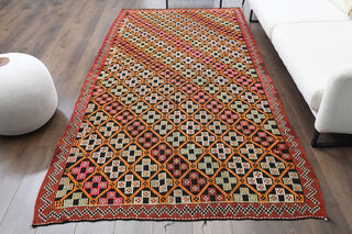 Turkish Vintage Area Rug - Thumbnail