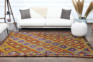 Turkish Vintage Area Rug - Thumbnail