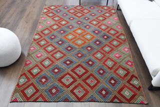 Turkish Vintage Area Rug - Thumbnail