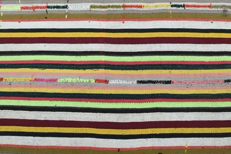 Turkish Vintage Striped Rug