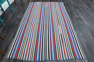 Turkish Vintage Kilim Rug - Thumbnail