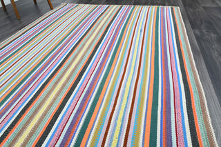 Stripead Flatweave Carpet - Thumbnail