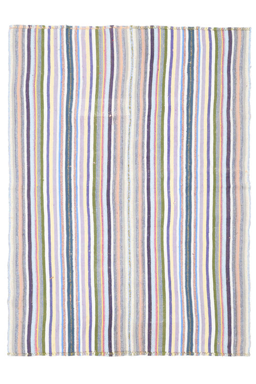 Turkish Striped Area Rug