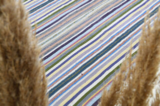 Turkish Striped Area Rug - Thumbnail