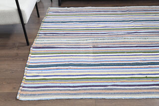 Turkish Striped Area Rug - Thumbnail