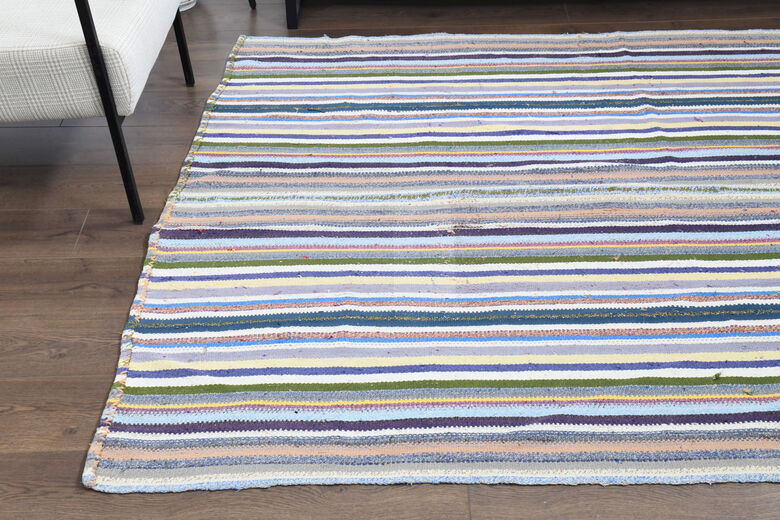 Turkish Striped Area Rug