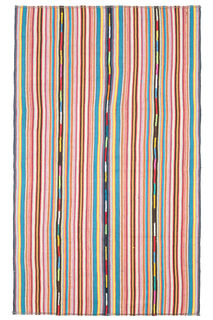 Turkish Striped Area Rug - Thumbnail