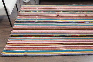 Turkish Striped Area Rug - Thumbnail